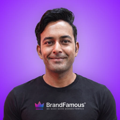 Ash Banerjee, COO of BrandFamous.