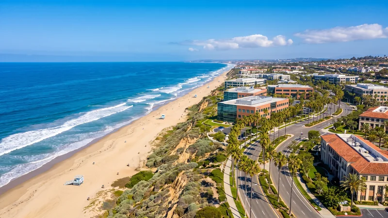 Orange County, on a clear morning.